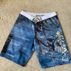 Affliction swimming trunks 36